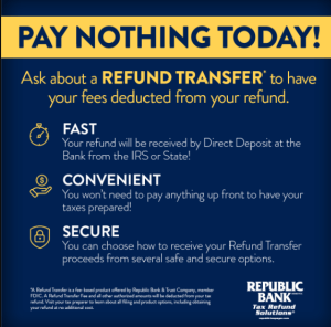 Tax Refund Advance | Refund Transfer